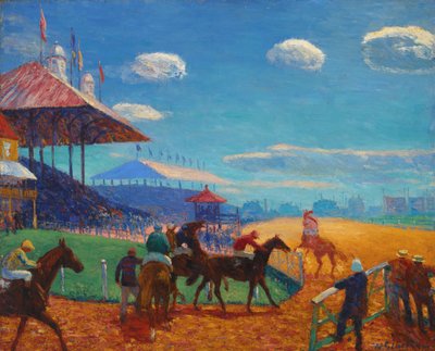 Racetrack by William James Glackens